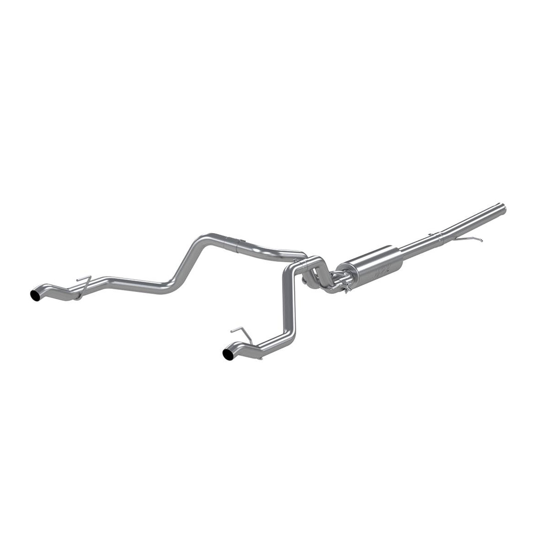 MBRP S5085AL 2.5 Inch Cat Back Exhaust System Dual Rear Aluminized Steel