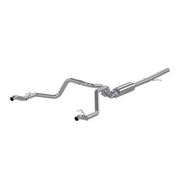 MBRP S5085AL 2.5 Inch Cat Back Exhaust System Dual Rear Aluminized Steel