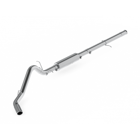 MBRP S5086409 - 3 1/2 Inch Cat Back Exhaust System Single Side Exit For 14-18 Silverado/Sierra 1500 6.2L V8 1 Piece Driveshaft Only T409 Stainless Steel MBRP 4