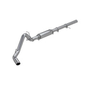 MBRP S5086AL - 3 1/2 Inch Cat Back Exhaust System Single Side Exit For 14-18 Silverado/Sierra 1500 6.2L V8 1 Piece Driveshaft Only Aluminized Steel MBRP 2