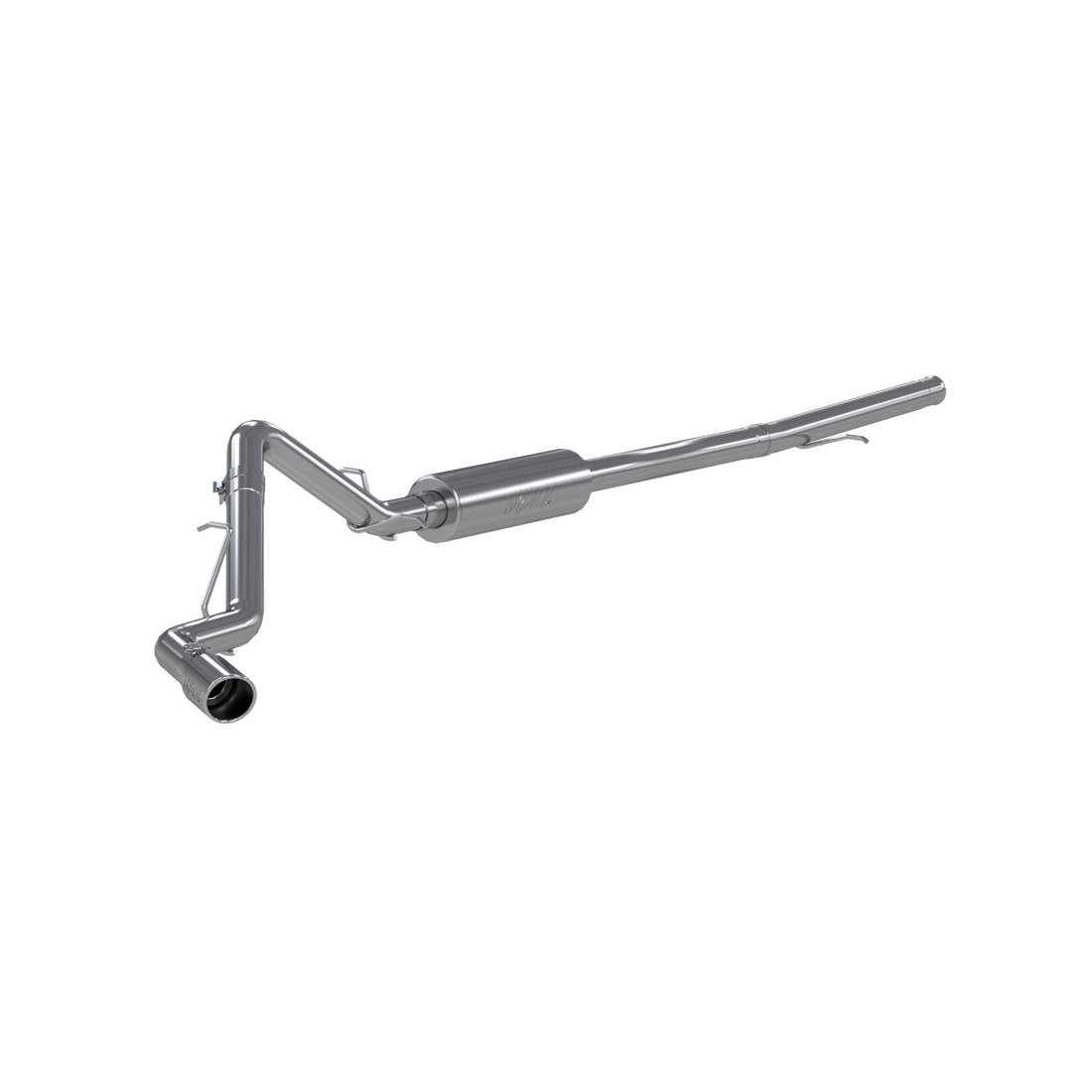 MBRP S5087AL 3 Inch Cat Back Exhaust System Single Side Aluminized Steel