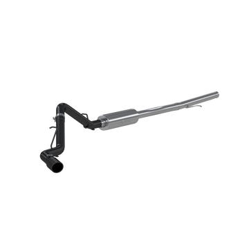 MBRP S5087BLK 3 Inch Cat Back Exhaust System Single Side Armor BLK