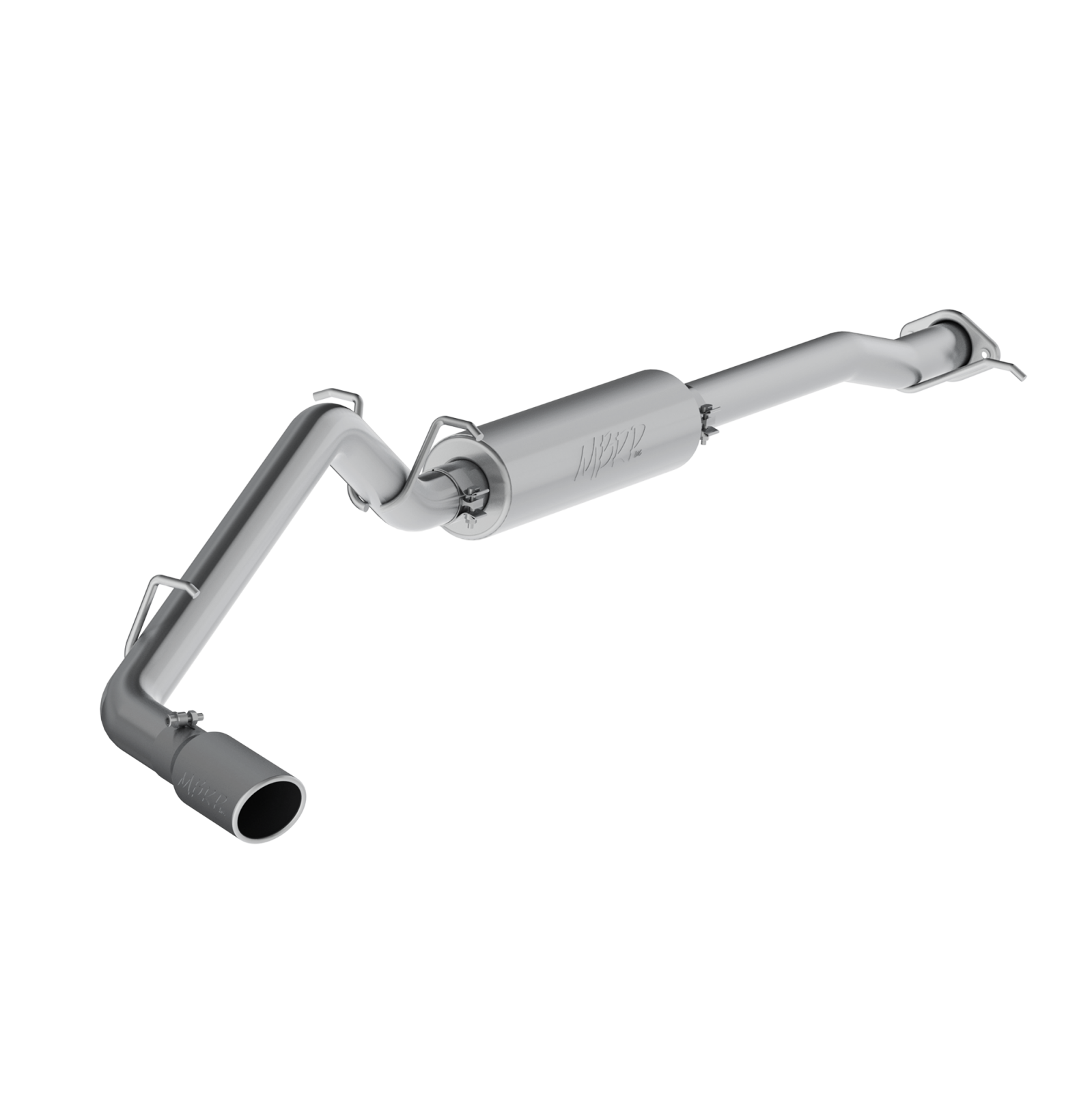 MBRP S5088AL - 3 Inch Cat Back Exhaust System Single Side Aluminized Steel For 15-16 Colorado/Canyon MBRP