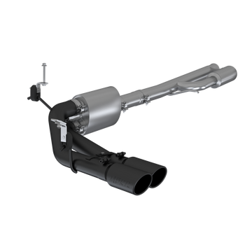 MBRP S5092BLK 3 Inch Cat Back Exhaust System Pre-Axle Dual Outlet Black Coated
