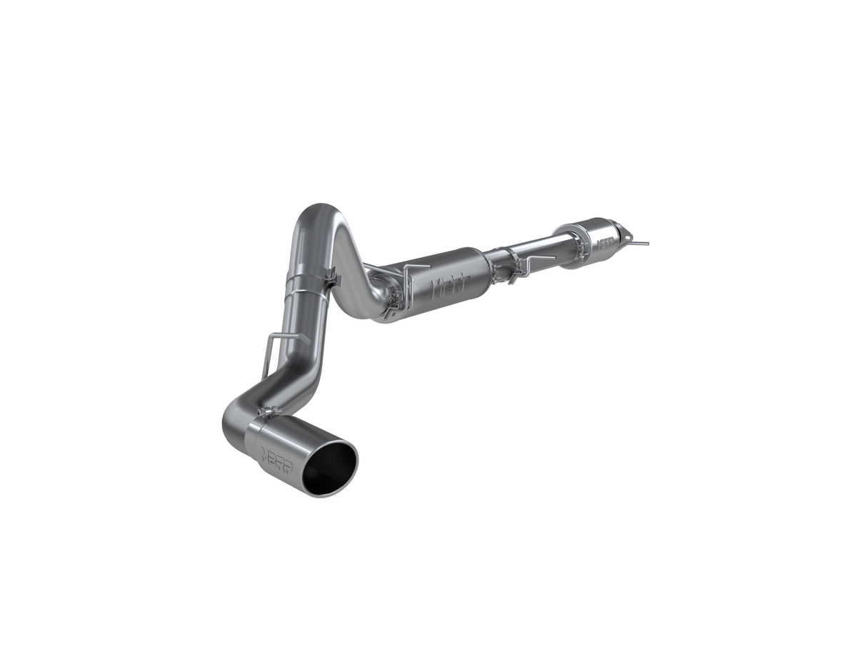 MBRP S5093AL - 4 Inch Cat Back Exhaust System Single Side Exit 20-Up Silverado/Sierra 2500/3500 HD 6.6L V8 Armor Lite MBRP 1