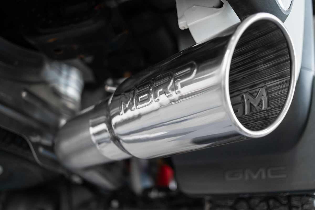 MBRP S5093AL - 4 Inch Cat Back Exhaust System Single Side Exit 20-Up Silverado/Sierra 2500/3500 HD 6.6L V8 Armor Lite MBRP 4