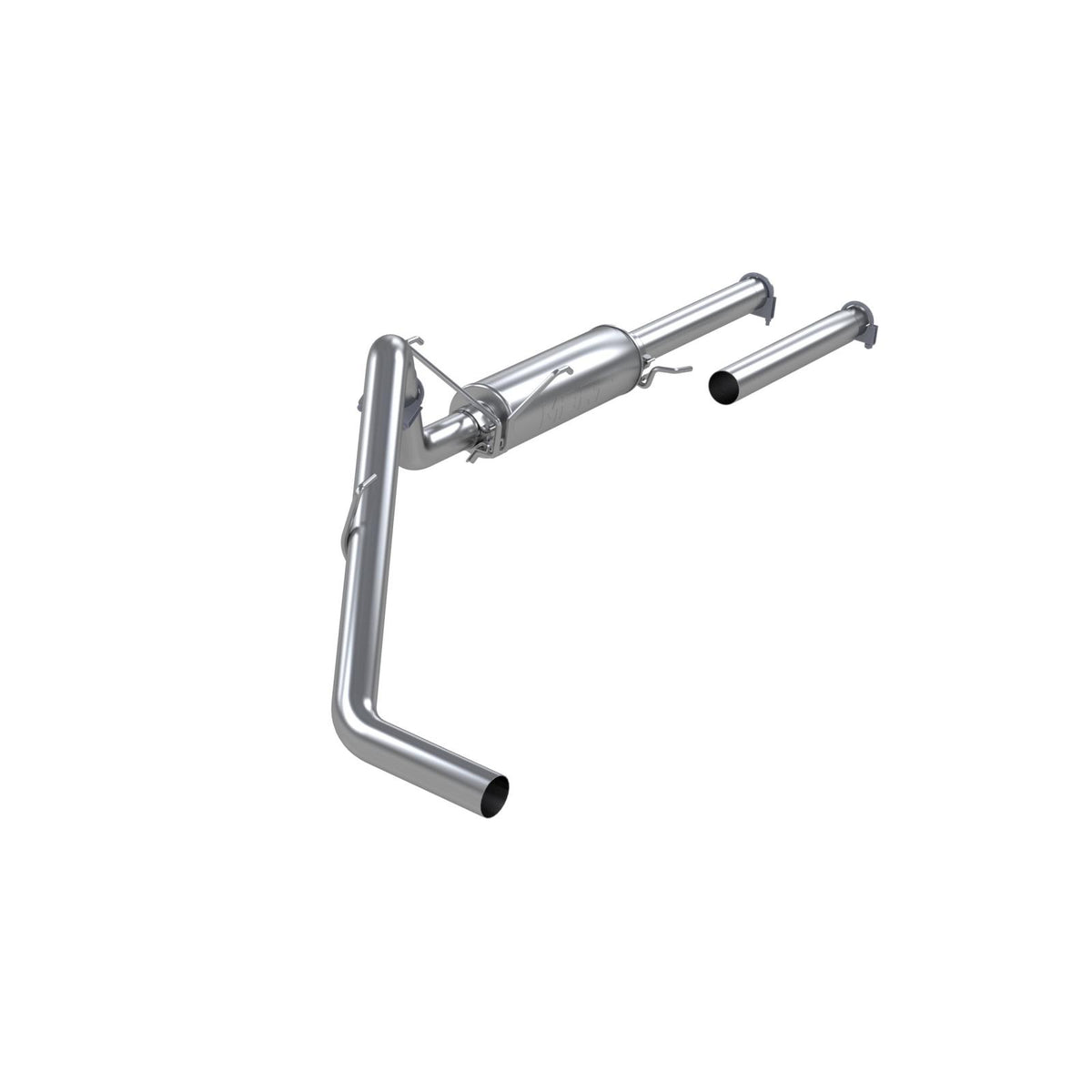 MBRP S5104P - Cat Back Exhaust System Single Side No Tip Aluminized Steel For 04-05 Dodge Ram Hemi 1500 4.7L and 5.7L Standard Cab/Crew Cab/Short Bed MBRP 1