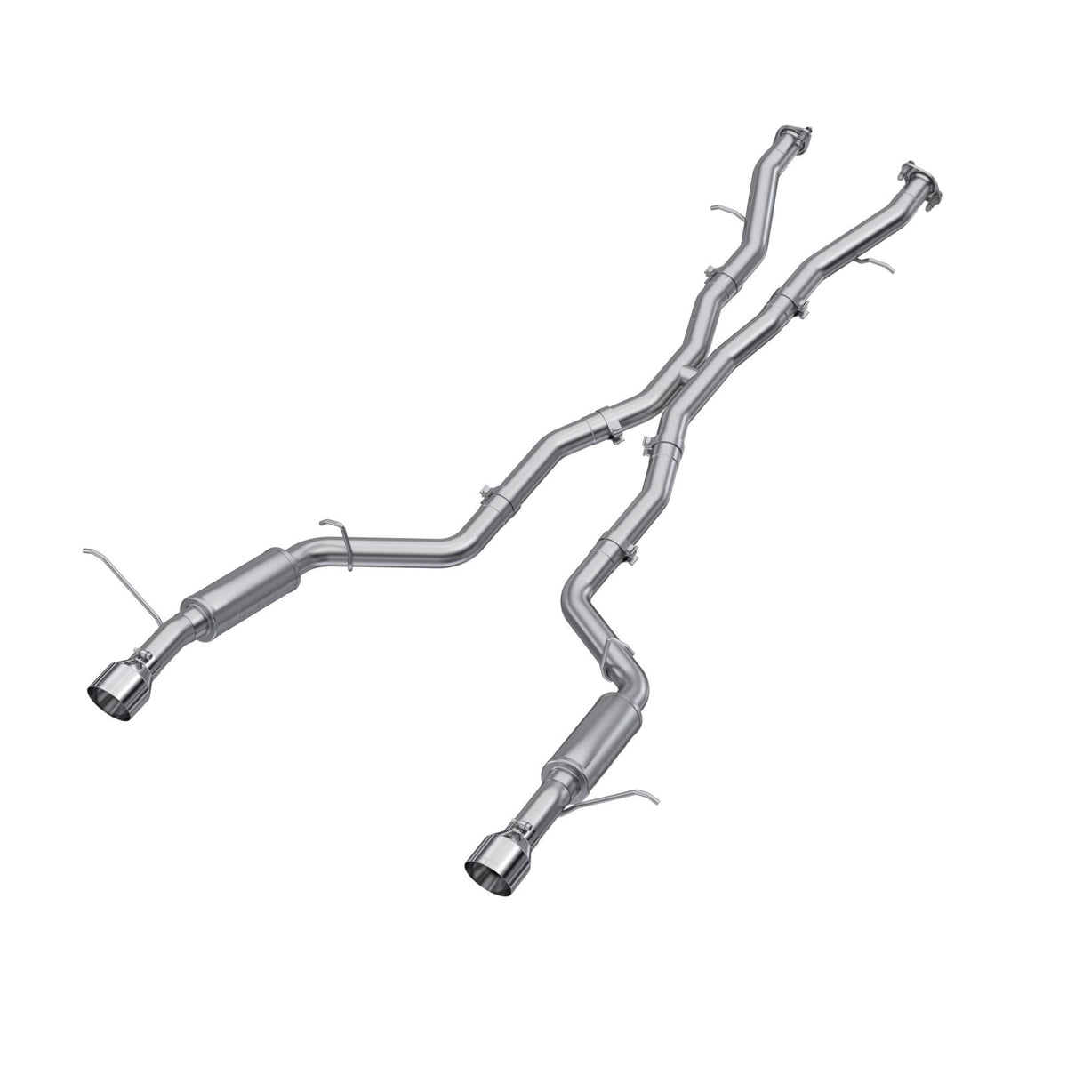 MBRP S5105AL - 2018-Up Dodge Durango SRT SRT Hellcat 6.2L/6.4L Armor Lite Aluminized Steel 3 Inch Cat-Back Dual Rear Exit MBRP 1