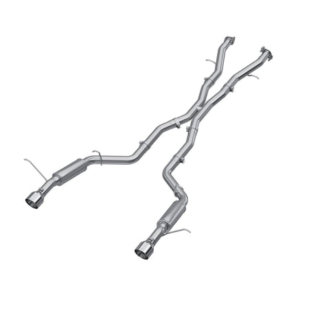 MBRP S5105AL - 2018-Up Dodge Durango SRT SRT Hellcat 6.2L/6.4L Armor Lite Aluminized Steel 3 Inch Cat-Back Dual Rear Exit MBRP 1
