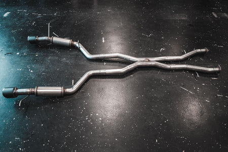 MBRP S5105AL - 2018-Up Dodge Durango SRT SRT Hellcat 6.2L/6.4L Armor Lite Aluminized Steel 3 Inch Cat-Back Dual Rear Exit MBRP 2