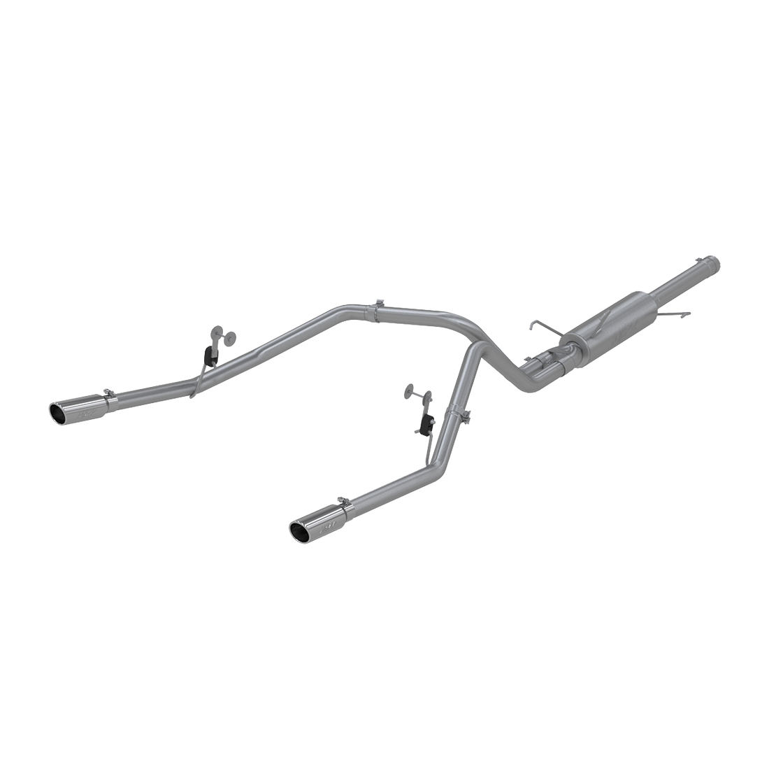 MBRP S5108409 - 3 Inch Cat Back Exhaust System Dual Split Rear T409 Stainless Steel For 03-03 Dodge Ram Hemi 1500 5.7L MBRP