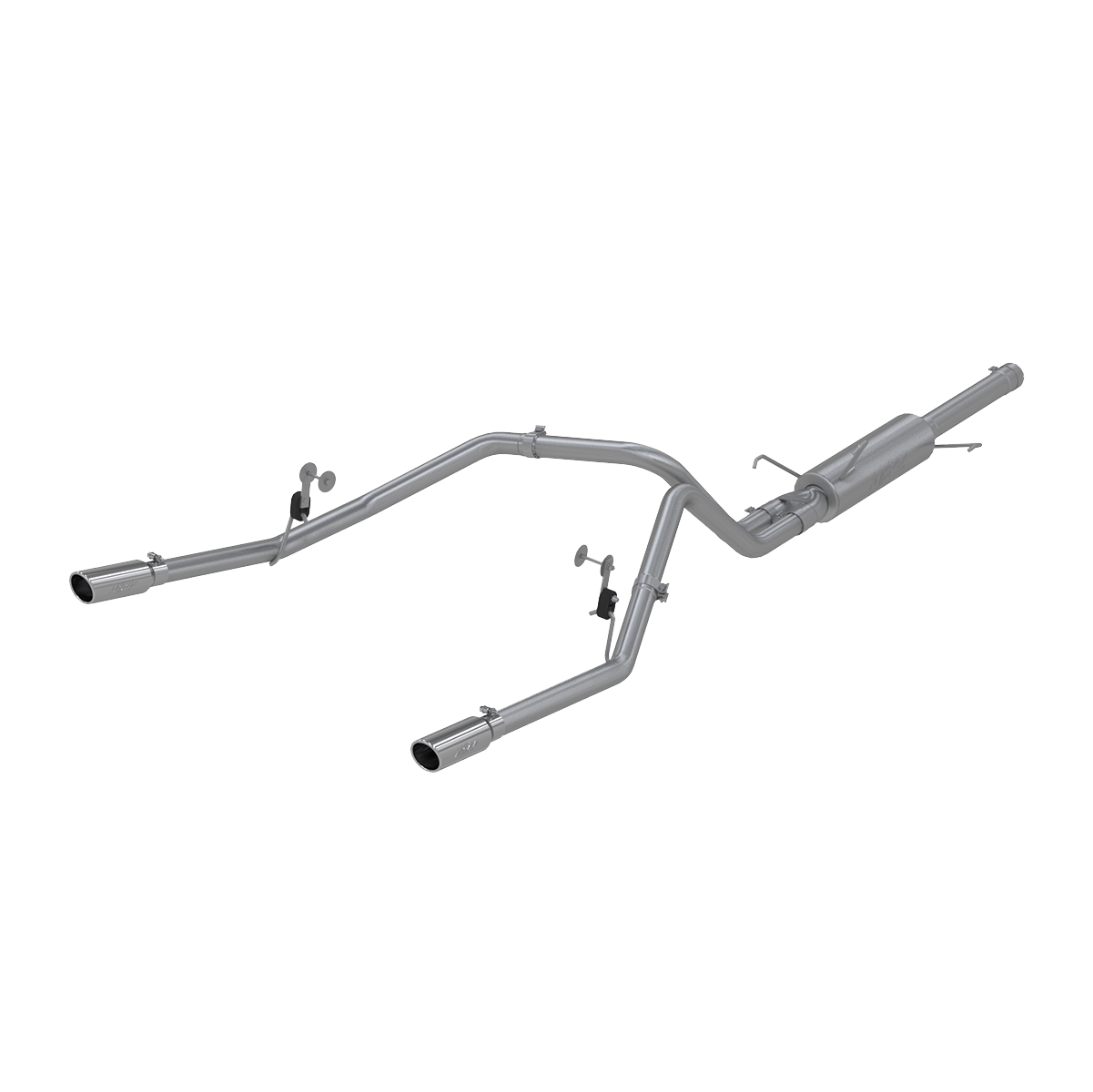 MBRP S5108409 - 3 Inch Cat Back Exhaust System Dual Split Rear T409 Stainless Steel For 03-03 Dodge Ram Hemi 1500 5.7L MBRP