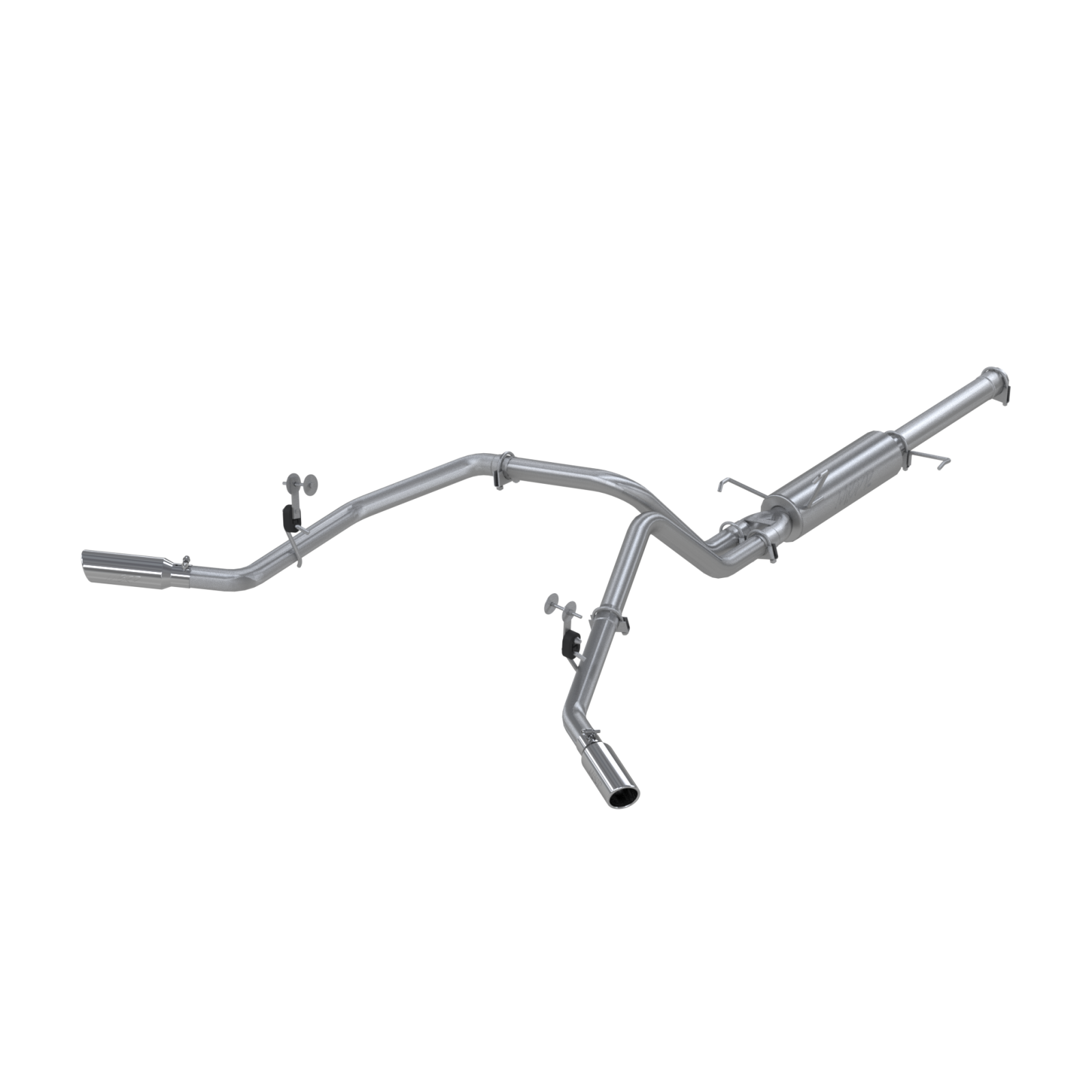 MBRP S5110AL - 3 Inch Cat Back Exhaust System Dual Split Side Aluminized Steel For 03-03 Dodge Ram Hemi 1500 MBRP