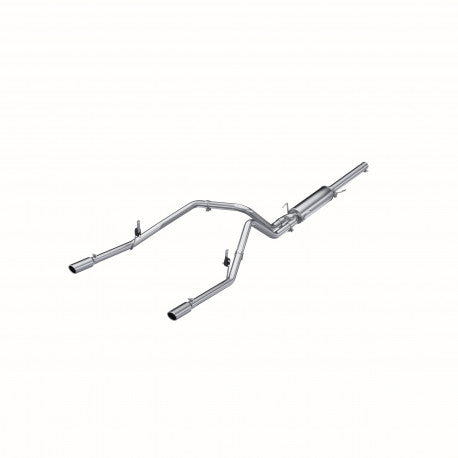 MBRP S5112AL - 3 Inch Cat Back Exhaust System 2.5 Inch Dual Split Rear For 04-05 Dodge Ram Hemi 1500 4.7L and 5.7L Standard Cab/Crew Cab/Short Bed Aluminized Steel MBRP 2
