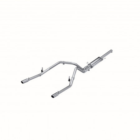 MBRP S5112AL - 3 Inch Cat Back Exhaust System 2.5 Inch Dual Split Rear For 04-05 Dodge Ram Hemi 1500 4.7L and 5.7L Standard Cab/Crew Cab/Short Bed Aluminized Steel MBRP 2