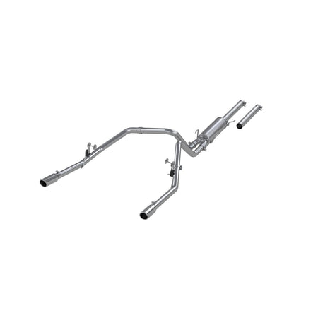 MBRP S5112AL - 3 Inch Cat Back Exhaust System 2.5 Inch Dual Split Rear For 04-05 Dodge Ram Hemi 1500 4.7L and 5.7L Standard Cab/Crew Cab/Short Bed Aluminized Steel MBRP 1