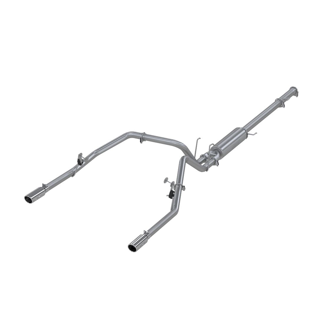 MBRP S5126AL - 3 Inch Cat Back Exhaust System Dual Split Rear For 06-08 Dodge Ram Hemi 1500 5.7L Standard Cab/Crew Cab/Short Bed Aluminized Steel MBRP 1