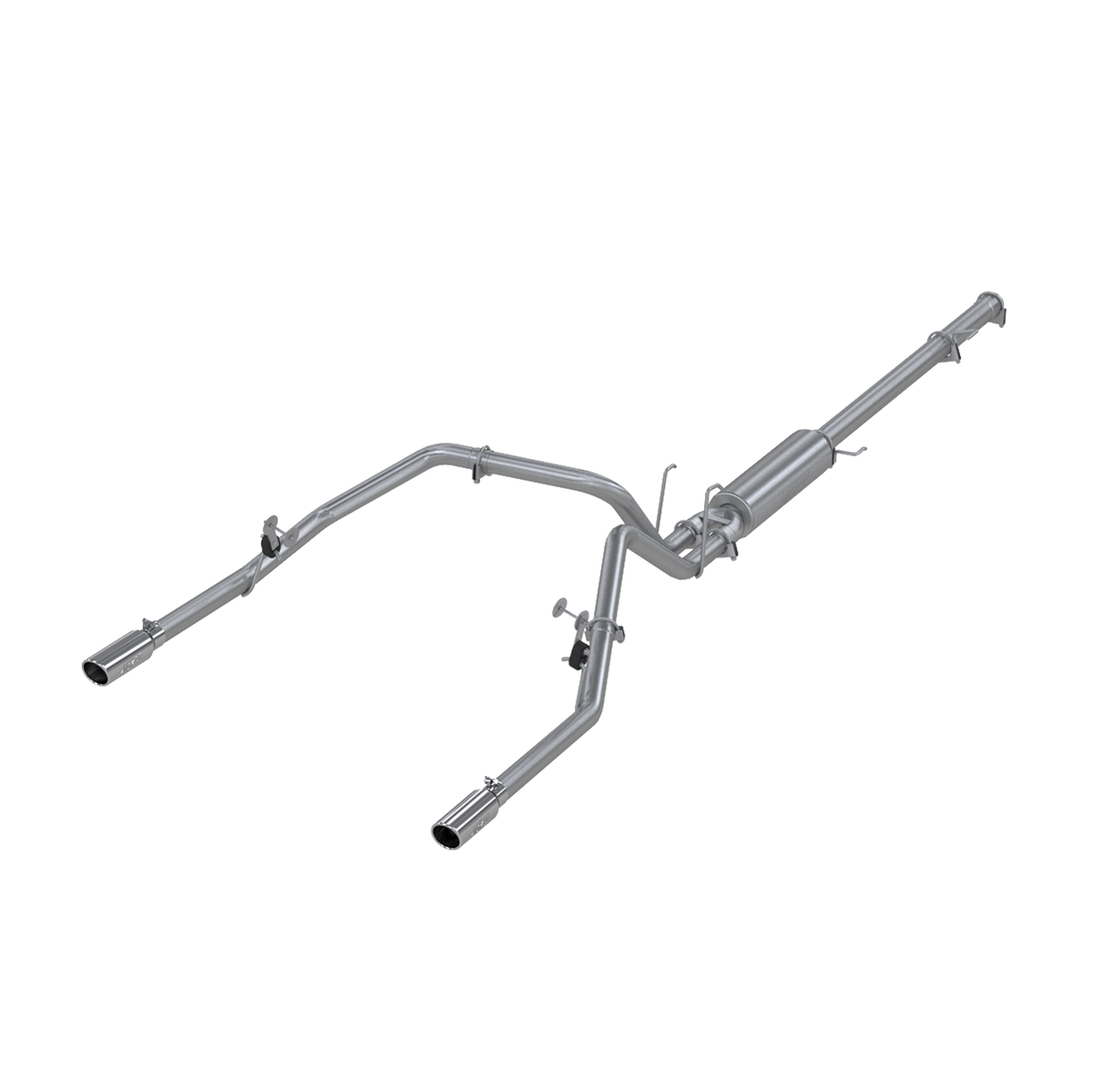 MBRP S5126AL - 3 Inch Cat Back Exhaust System Dual Split Rear For 06-08 Dodge Ram Hemi 1500 5.7L Standard Cab/Crew Cab/Short Bed Aluminized Steel MBRP 1