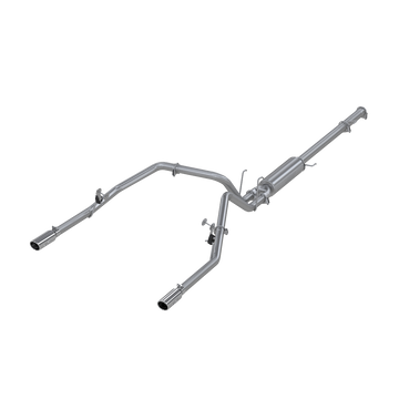 MBRP S5126AL - 3 Inch Cat Back Exhaust System Dual Split Rear For 06-08 Dodge Ram Hemi 1500 5.7L Standard Cab/Crew Cab/Short Bed Aluminized Steel MBRP 1