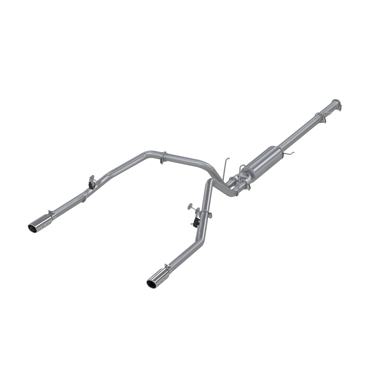 MBRP S5126AL - 3 Inch Cat Back Exhaust System Dual Split Rear For 06-08 Dodge Ram Hemi 1500 5.7L Standard Cab/Crew Cab/Short Bed Aluminized Steel MBRP 1
