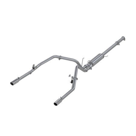 MBRP S5126AL - 3 Inch Cat Back Exhaust System Dual Split Rear For 06-08 Dodge Ram Hemi 1500 5.7L Standard Cab/Crew Cab/Short Bed Aluminized Steel MBRP 1