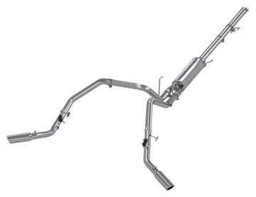 MBRP S5128AL - 3 Inch Cat Back Exhaust System Dual Split Side Aluminized Steel For 06-08 Dodge Ram Hemi 1500 MBRP