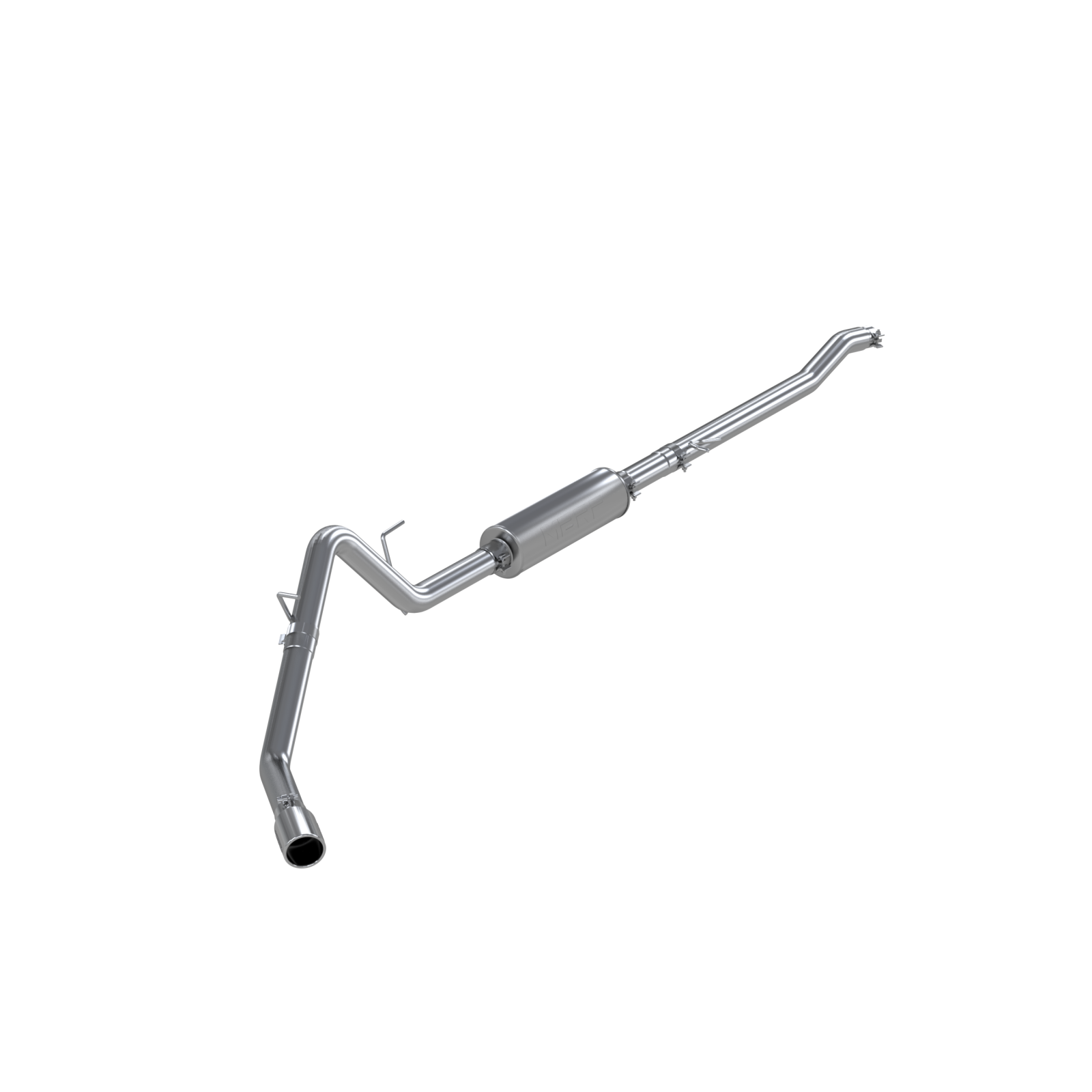 MBRP S5134AL - Cat Back Exhaust System Single Side Exit Aluminized Steel For 05-07 Dodge Ram Dakota 3.7/4.7L MBRP 1
