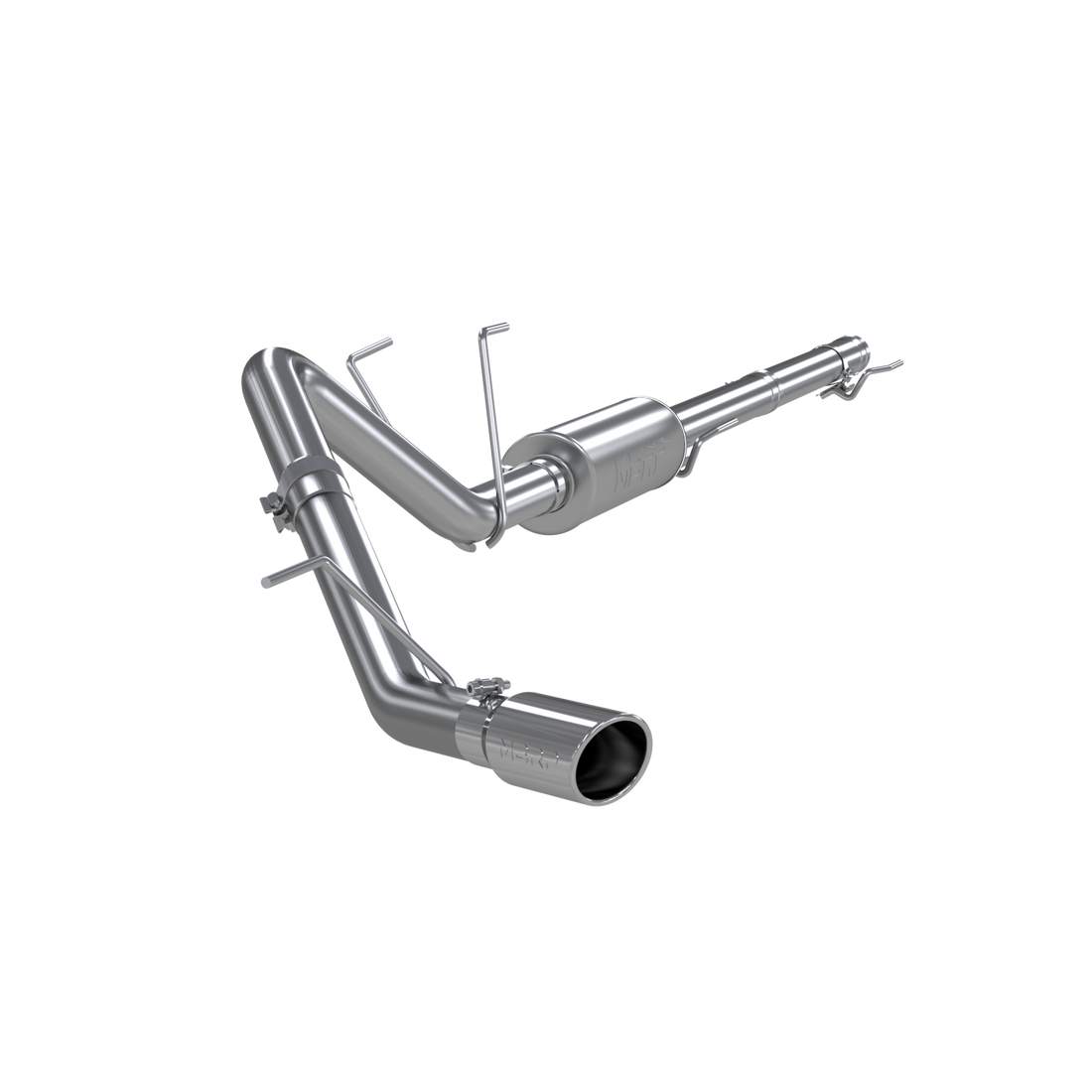 MBRP S5142409 - Cat Back Exhaust System Single Side T409 Stainless Steel For 09-18 RAM 1500 19-24 RAM 1500 Classic MBRP 1
