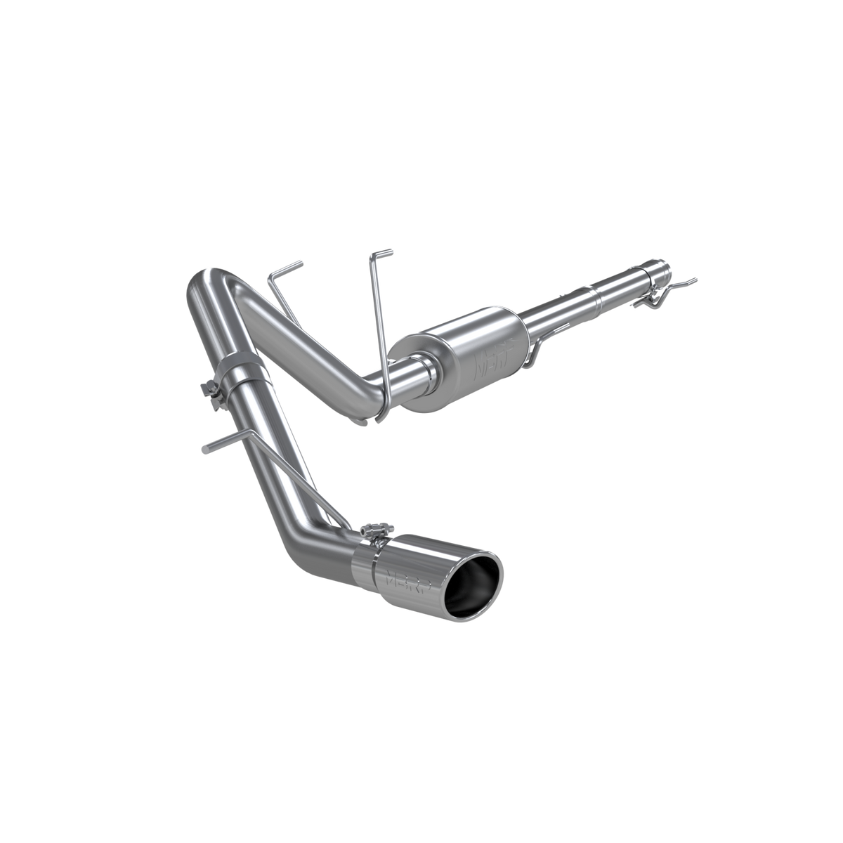 MBRP S5142409 - Cat Back Exhaust System Single Side T409 Stainless Steel For 09-18 RAM 1500 19-24 RAM 1500 Classic MBRP 1