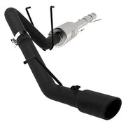 MBRP S5142BLK 3 Inch Cat Back Exhaust System Single Side Exit Exhaust Armor BLK Series