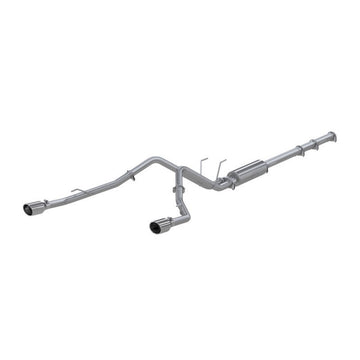 MBRP S5146AL Cat Back Exhaust System Dual Split Rear Aluminized Steel
