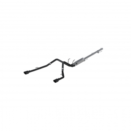 MBRP S5146BLK - Cat Back Exhaust System Dual Split Rear Black Coated Through Stock Bumper For 09-18 RAM 1500 5.7L 19-24 RAM 1500 Classic MBRP 2