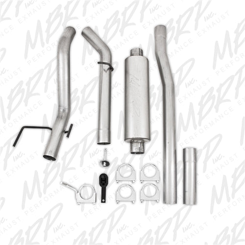 MBRP S5148P - 3 Inch Cat Back Exhaust System Single Side Exit Aluminized Steel For 03-13 Dodge Ram Hemi 2500/3500 MBRP