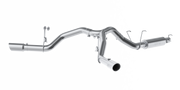 MBRP S5151AL - 4 Inch Cat Back Exhaust System For 14-Up RAM 2500 6.4L Dual Split Side Exit Aluminized Steel MBRP