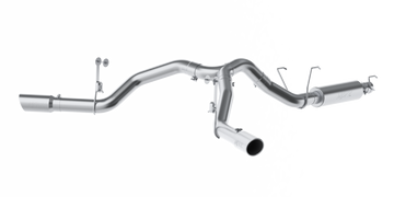 MBRP S5151AL - 4 Inch Cat Back Exhaust System For 14-Up RAM 2500 6.4L Dual Split Side Exit Aluminized Steel MBRP