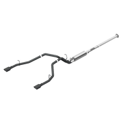 MBRP S5152BLK - Cat Back Exhaust System Dual Split Rear Black Coated For 19-24 RAM Hemi 1500 5.7L Crew/Quad Cab MBRP