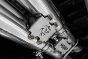 MBRP S51543CF T304 Stainless Steel 3 Inch Cat-Back Dual Split Rear Carbon Fiber Tips Race Exhaust System