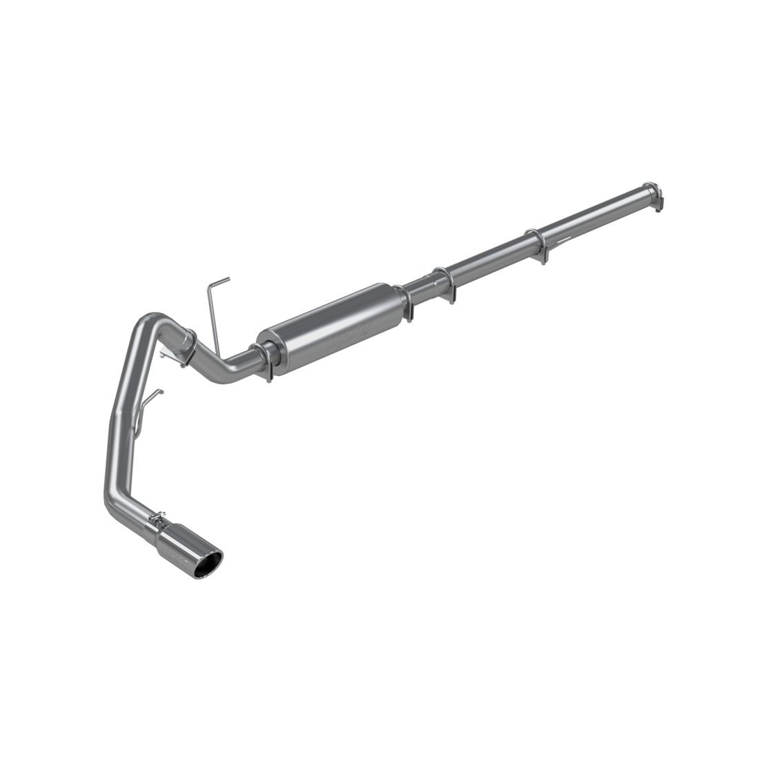 MBRP S5200AL - 3 Inch Cat Back Exhaust System Single Side Aluminized Steel For 04-08 Ford F-150 4.6/5.4L Extended Cab/Crew Cab MBRP 1