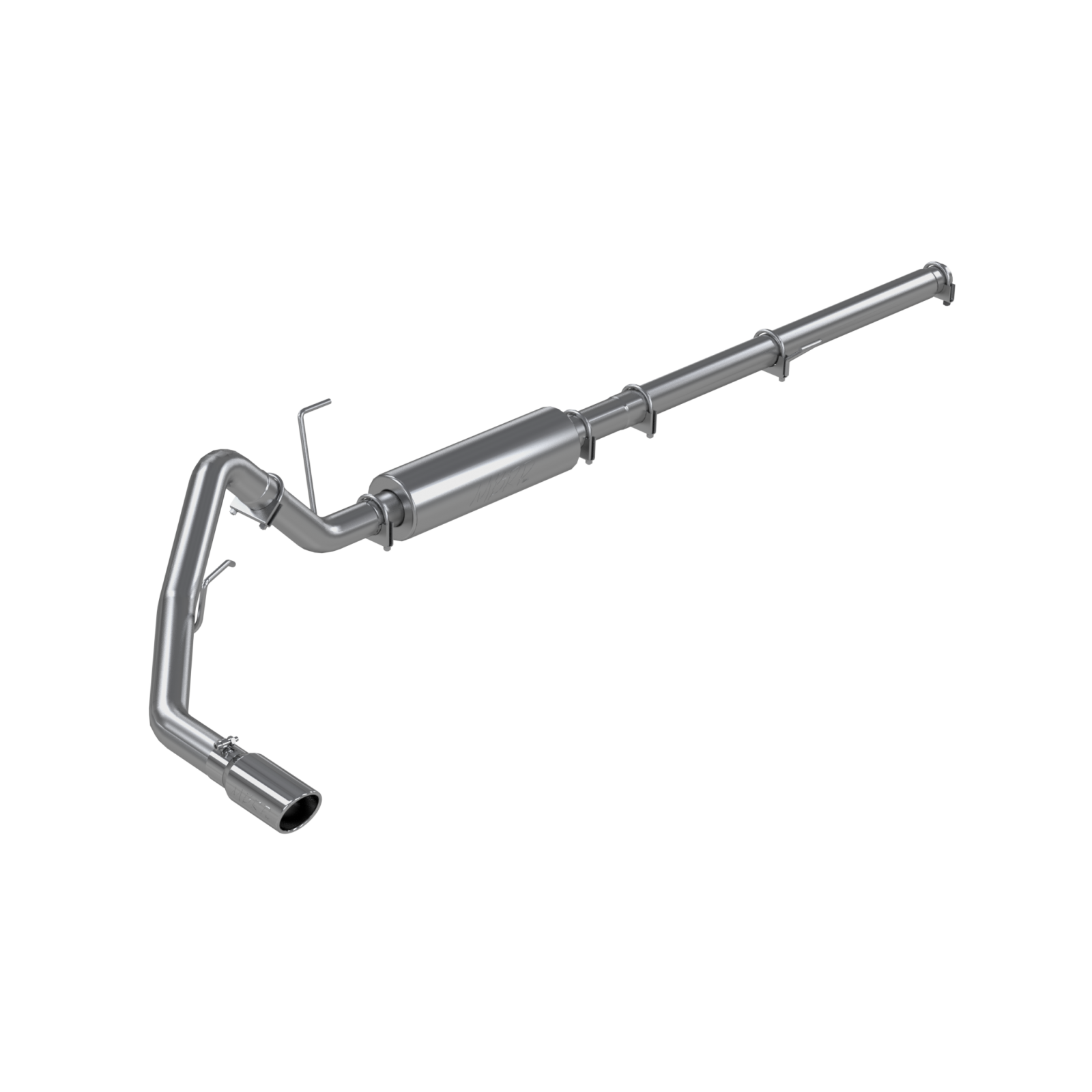 MBRP S5200AL - 3 Inch Cat Back Exhaust System Single Side Aluminized Steel For 04-08 Ford F-150 4.6/5.4L Extended Cab/Crew Cab MBRP 1