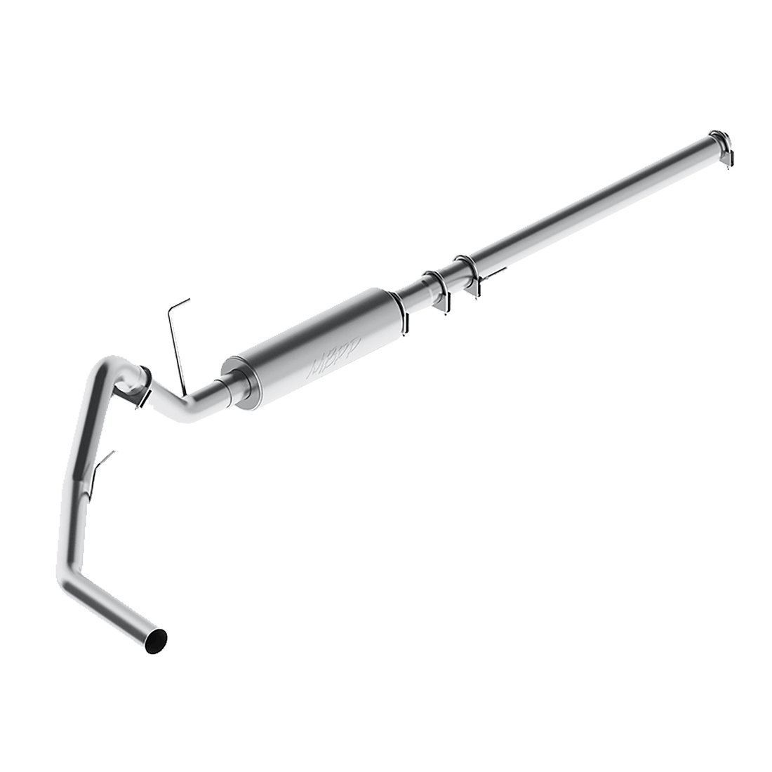 MBRP Exhaust MBRP S5200P - 3 Inch Cat Back Exhaust System Single Side Aluminized Steel For 04-08 Ford F-150 Extended/Crew Cab Short Bed MBRP