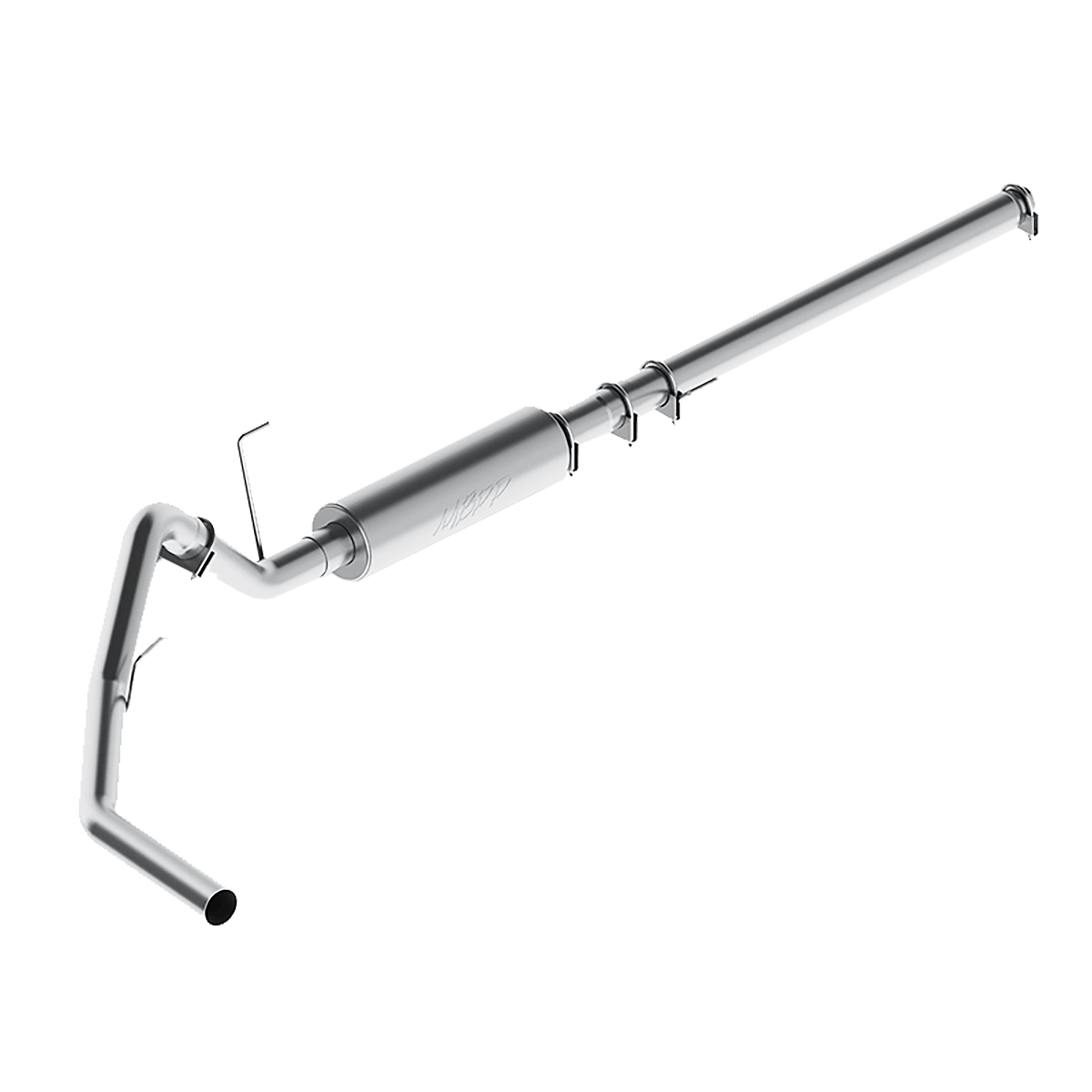 MBRP Exhaust MBRP S5200P - 3 Inch Cat Back Exhaust System Single Side Aluminized Steel For 04-08 Ford F-150 Extended/Crew Cab Short Bed MBRP