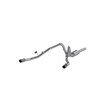 MBRP S5202AL - 3 Inch Cat Back Exhaust System Dual Split Rear For 04-08 Ford F-150 Extended Cab/Crew Cab Aluminized Steel MBRP 1