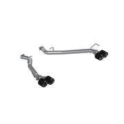 MBRP S52033CF - Axle-Back 2.5 inch Dual Rear Quad Carbon Fiber Tips (4) 4.0 inch OD Dual Out Explorer 20-Up Lincoln Aviator MBRP