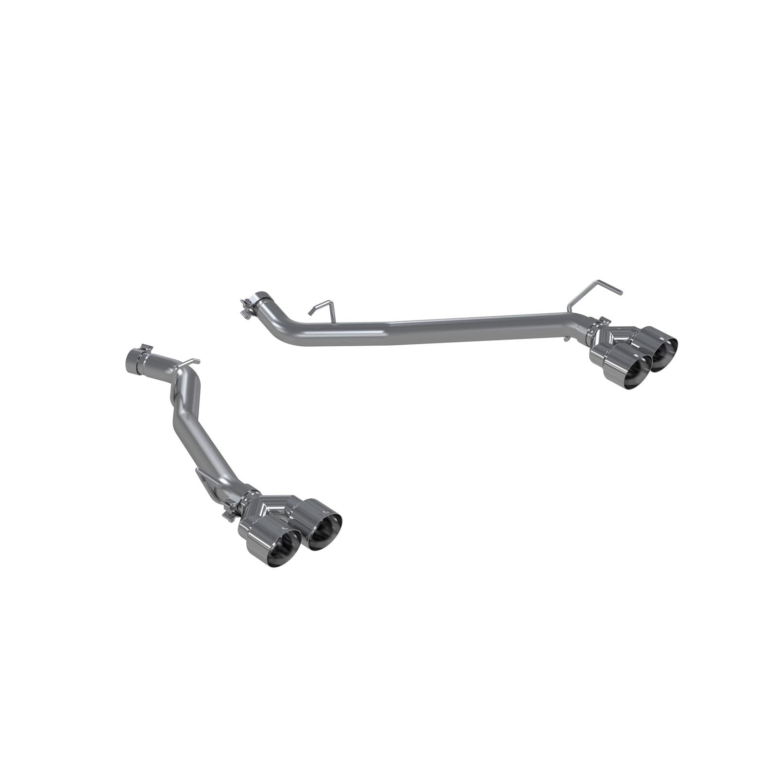 MBRP S5203AL - Axle-Back 2.5 inch Dual Rear Quad Tips 20-Up Explorer/Aviator MBRP