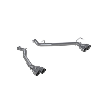 MBRP S5203AL - Axle-Back 2.5 inch Dual Rear Quad Tips 20-Up Explorer/Aviator MBRP