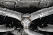 MBRP S5207409 T409 Stainless Steel 2.5 Inch Resonator-Back Dual Split Rear Exit Exhaust System