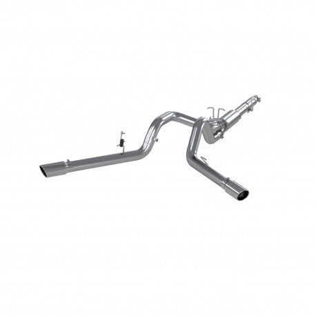 MBRP S5208AL - Cat Back Exhaust System 4 Inch Dual Split Side Aluminized Steel For 99-04 Ford F-250/350 V-10 MBRP
