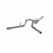 MBRP S5208AL - Cat Back Exhaust System 4 Inch Dual Split Side Aluminized Steel For 99-04 Ford F-250/350 V-10 MBRP