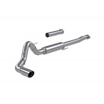 MBRP NA MBRP S5209409 - 21-Up Ford F-150 4 Inch Cat Back Single Side Race version T409 Stainless Steel Exhaust System MBRP