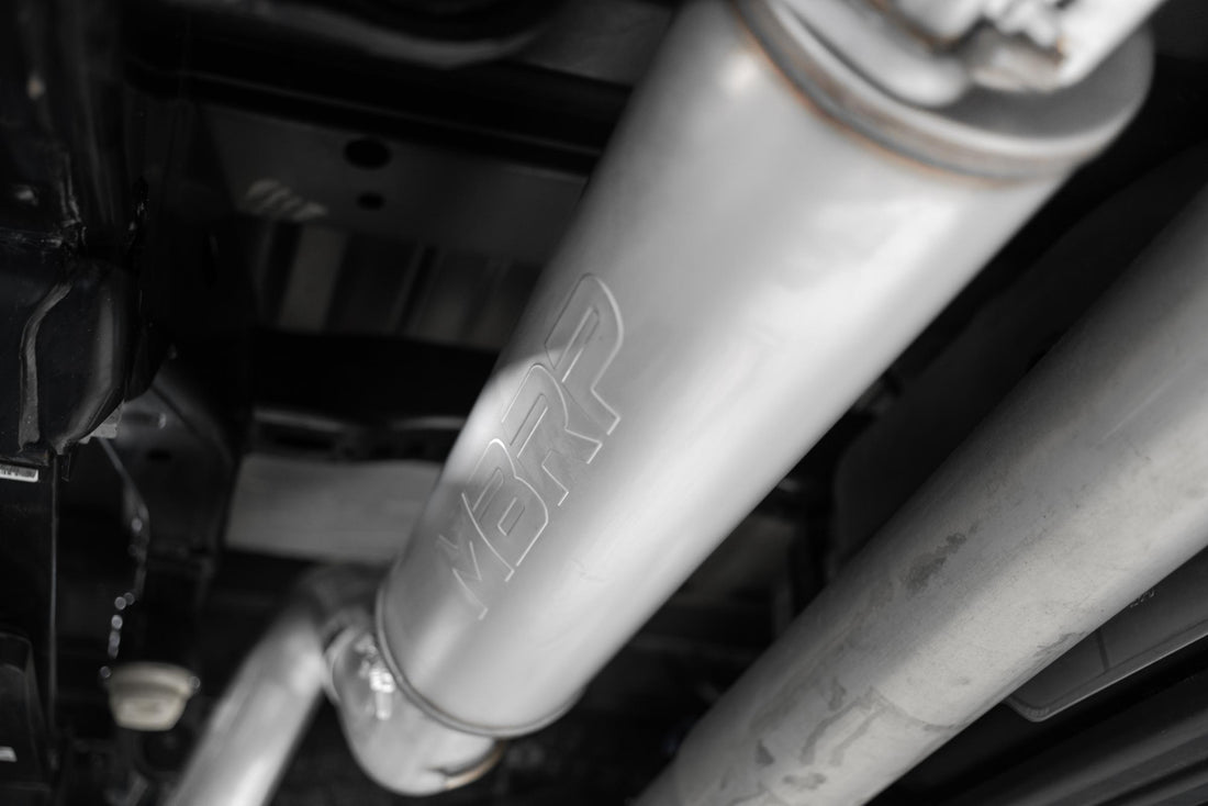 MBRP S5209AL - 21-Up Ford F-150 4 Inch Cat Back Single Side Race Version Aluminized Steel Exhaust System MBRP